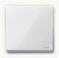 Лицевая панель Schneider Electric Merten System M для 1-кл. выключателя IP44 полярно белый картинка